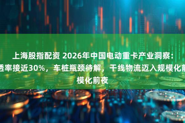 上海股指配资 2026年中国电动重卡产业洞察：渗透率接近30%，车桩瓶颈待解，干线物流迈入规模化前夜