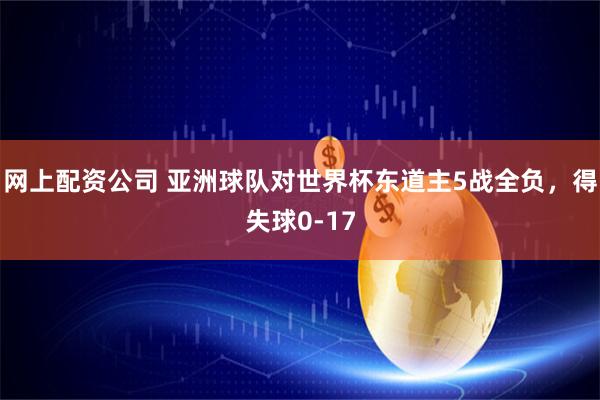 网上配资公司 亚洲球队对世界杯东道主5战全负，得失球0-17